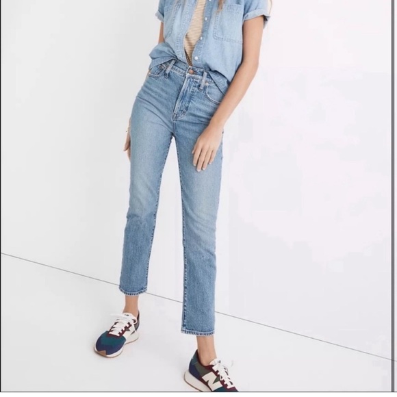 Madewell Denim - Madewell The Perfect Vintage Jeans Light Wash 27 Distressed Stretch